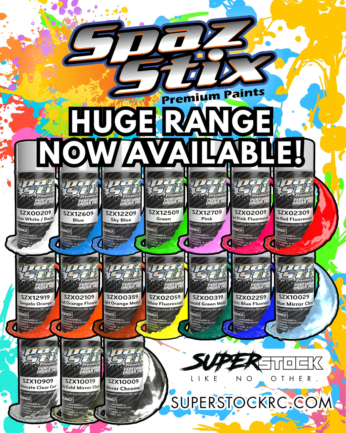 Assortiment Spaztix-verven **MEERDERE KLEURKEUZES**