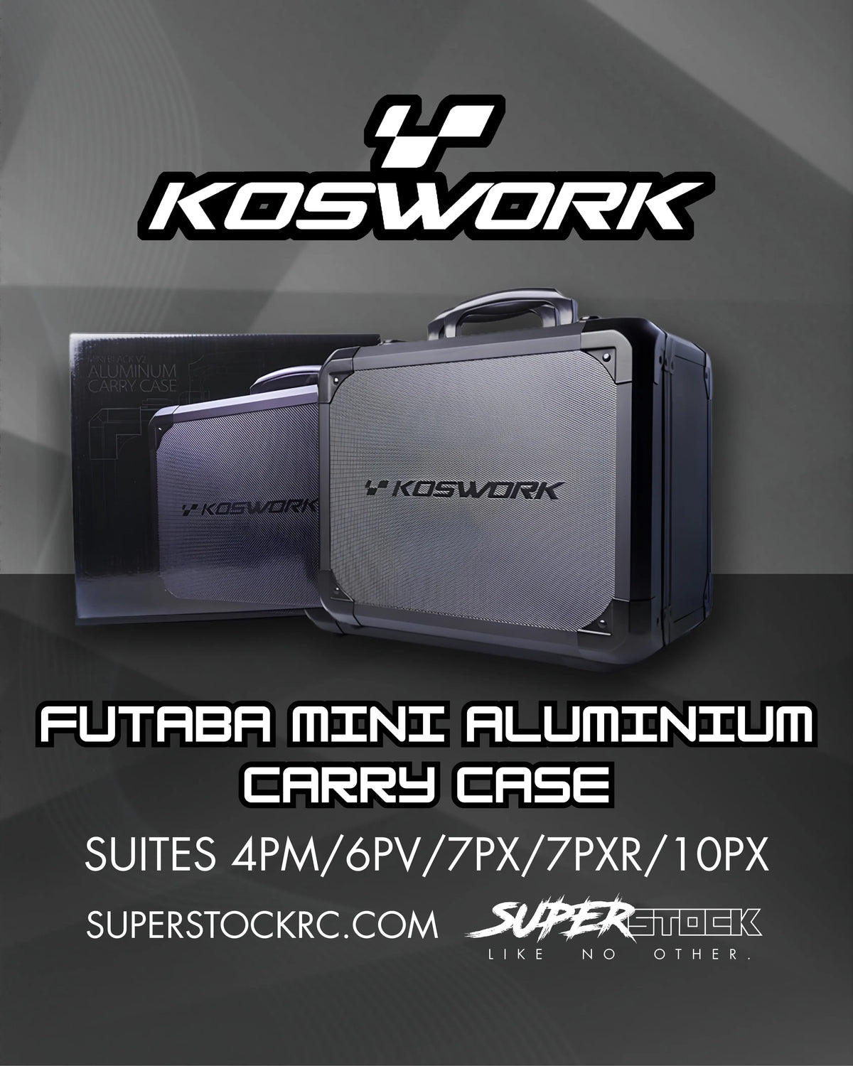 Koswork aluminium mini-opbergkoffer **geschikt voor 4PM/6PV/7PX/7PXR/10PX**
