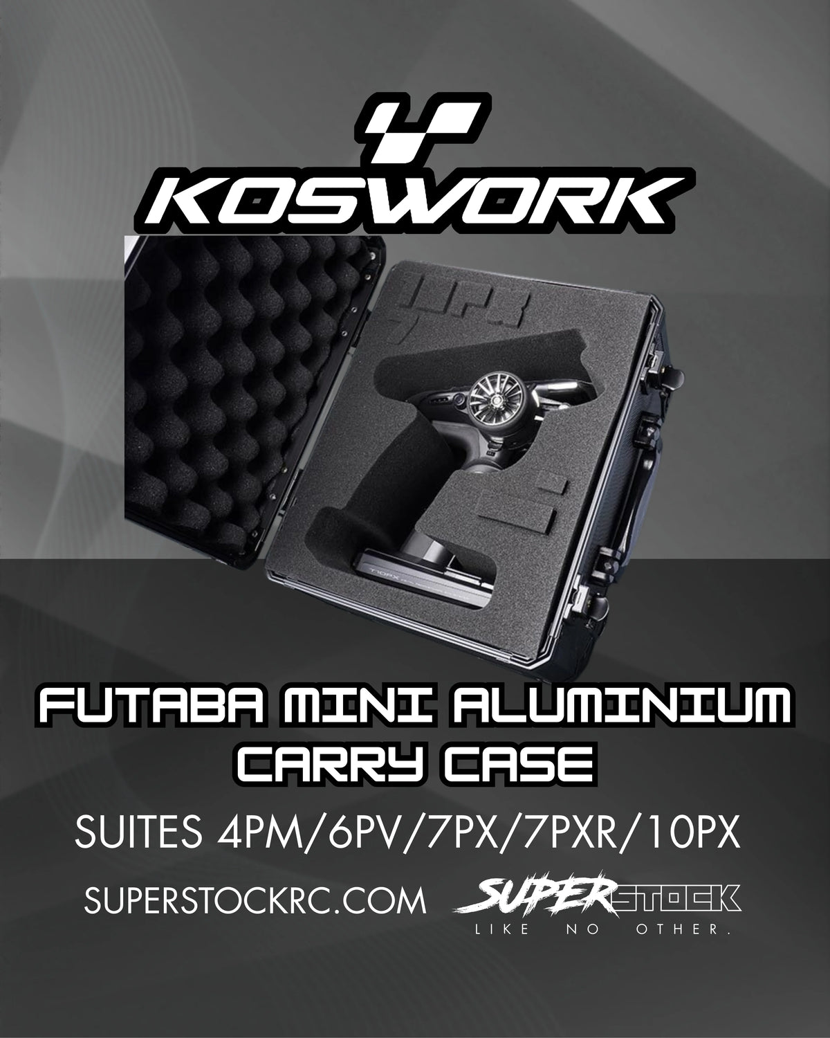 Koswork aluminium mini-opbergkoffer **geschikt voor 4PM/6PV/7PX/7PXR/10PX**