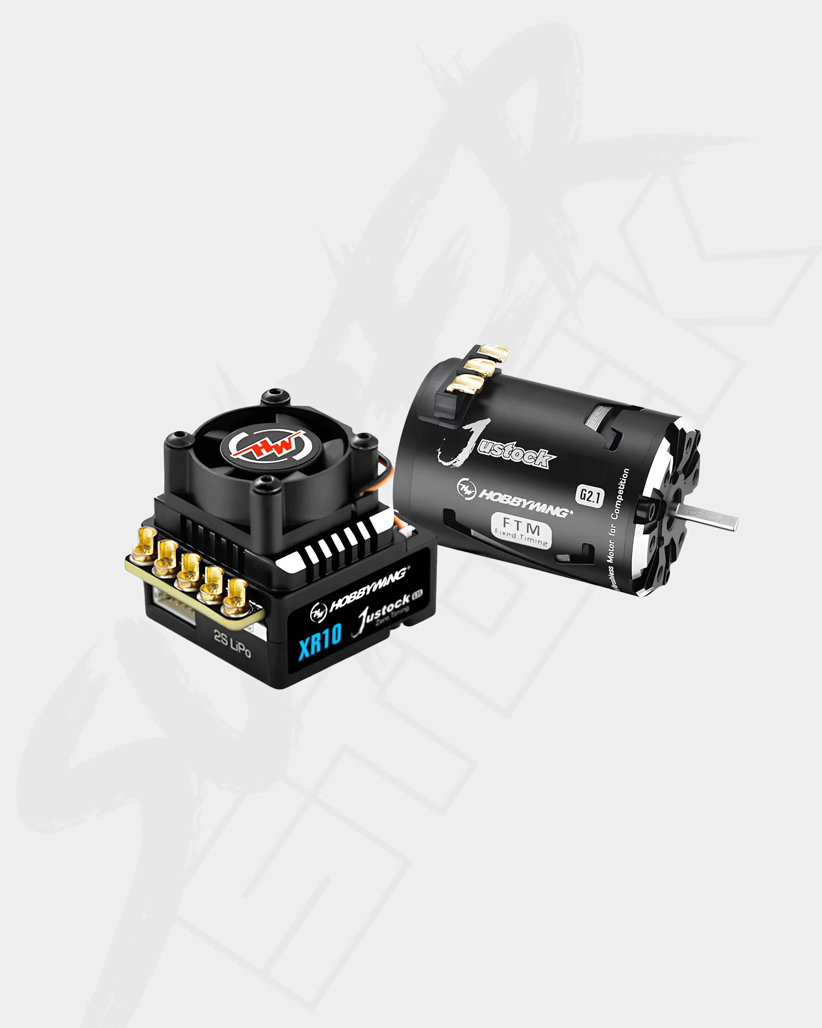 Hobbywing G3S en Justock 17.5T combinatie