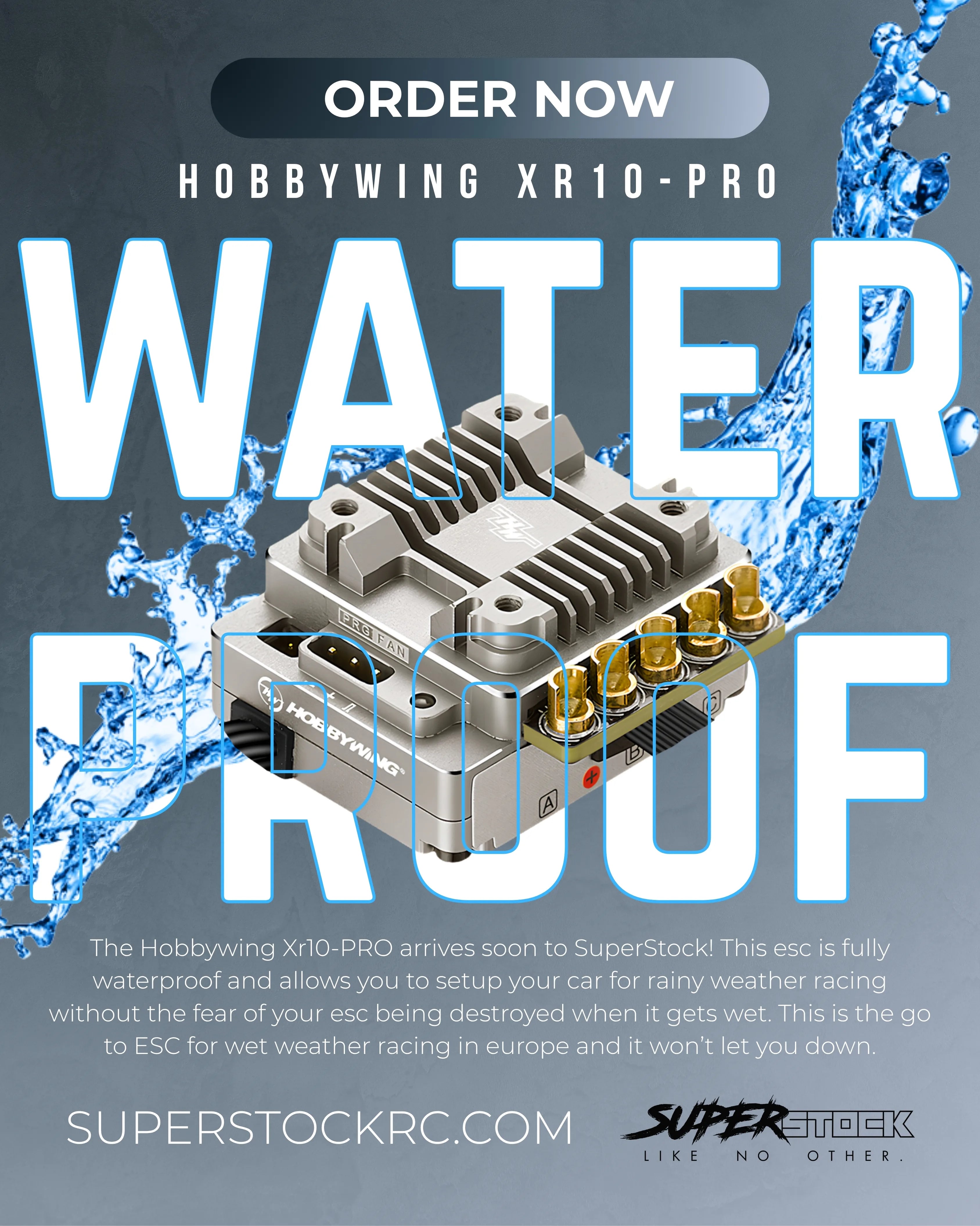 Hobbywing XR-10 PRO waterdichte ESC